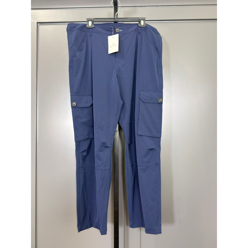 NWT Paul Smith Blue Cargo Trouser, 34x30, $325 MSRP